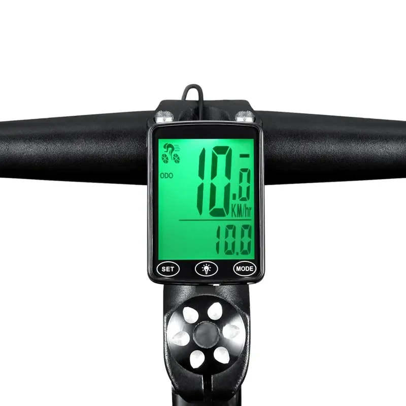 Waterproof Bicycle Speedometer With Back Light Multifunctional Road Bicycle Computer Smart Touch Screen Speedometer With Sensor