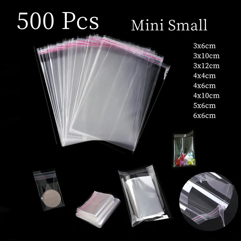 200 Bolsas De Celofán Autosellantes Transparentes De 4 X 6 Pulgadas