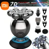 Xiaomi Electric Shaver 7D Bald Shaver Electric Rechargeable Shaver Men's Shave Bald Hair Clipper Waterproof Wet Dry Dual Use 1