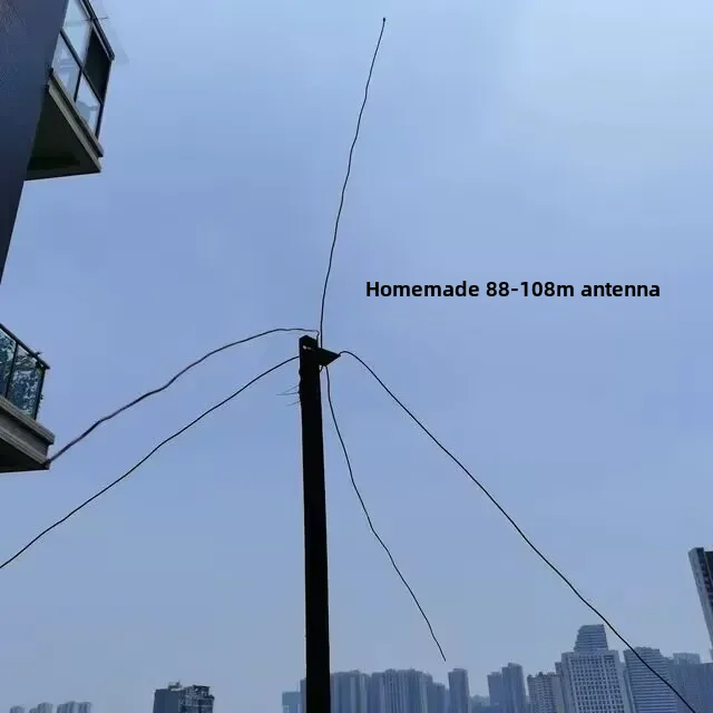 Fm 무선 송신기 디지털 디스플레이, 야외 사용을 위한 GPS 리시버 안테나, 500mw 스테레오, 76-108m, 2000m