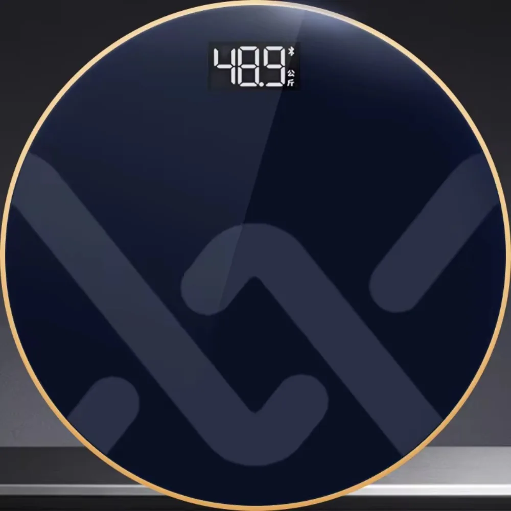 Round Solid Color Health Scale Body Fat Scale Accurate High-end Weight Household Adult Electronic Human Body Weight