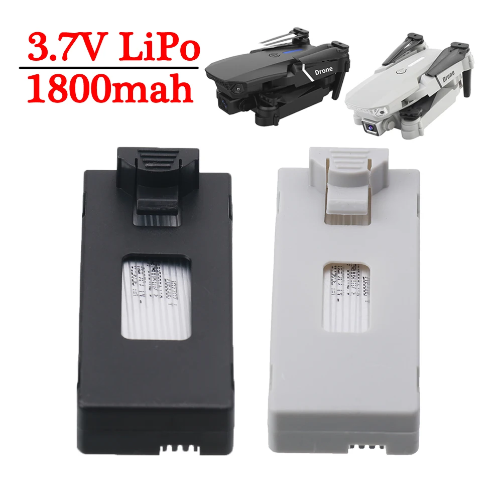 3.7V 1800mAh RC Drone Battery Accessory For E88/E88PRO/E88MAX/E525/E525pro/K3 E99 Mini Drone RC Quadcopter Replacement Battery