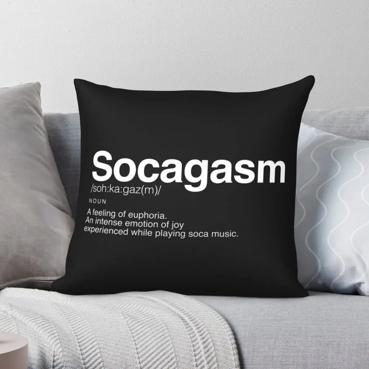 

Socagasm Pillowcase Polyester Linen Velvet Pattern Zip Decor Pillow Case Car Cushion Cover