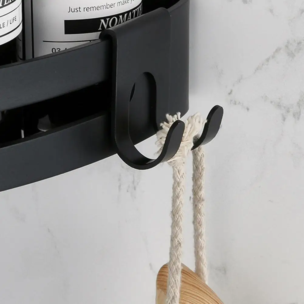 2Pcs Useful Coat Hanger Good Bearing Capacity Steady Rust-proof Aviation Aluminum Free Hole Towel Wall Rack