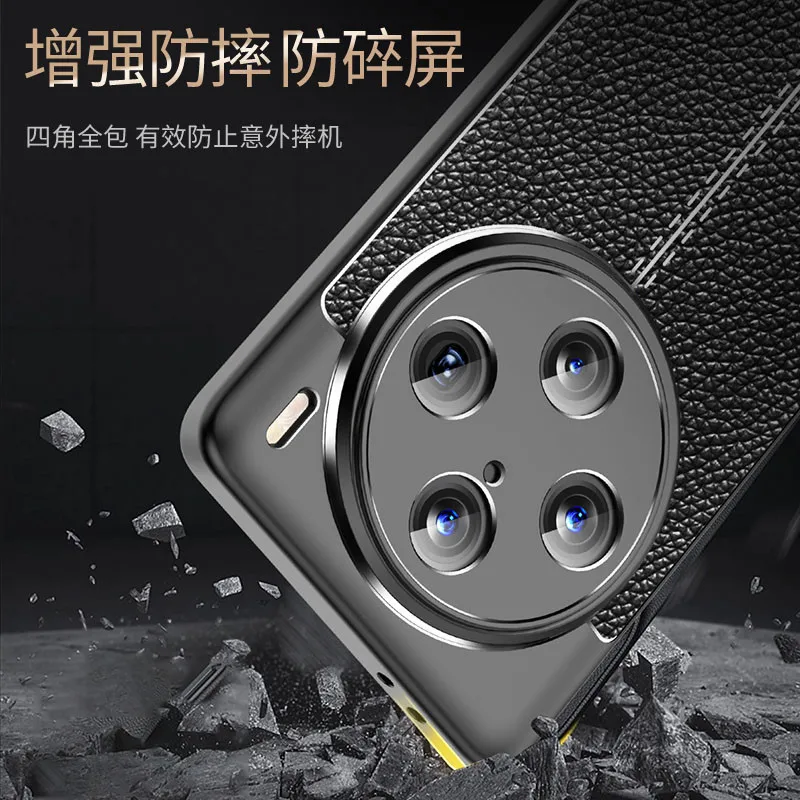 Per Vivo X100 Pro Case Vivo X100 Cover Soft Silicone Bumper Shield Custodie Protettive Per Telefono Posteriore Per Vivo X100 Pro Funda