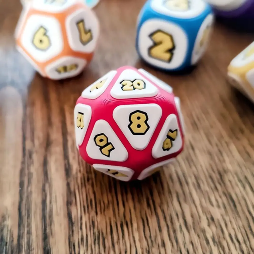 Game Dice Funny Mushroom Party Game Dice Playing Card Games Dice DND Cubes Polyhedral Role-Playing Game Accessories