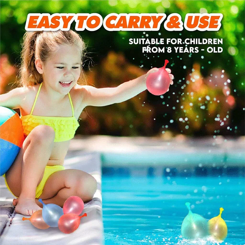Funny Water Balloons Toys Magic Summer Beach Party Outdoor Filling Water Balloon Bombs Toy For Kids Adult Children 2