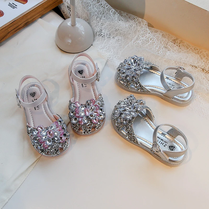 Girls Soft Bottom Princess Sandals Summer Party Shoes