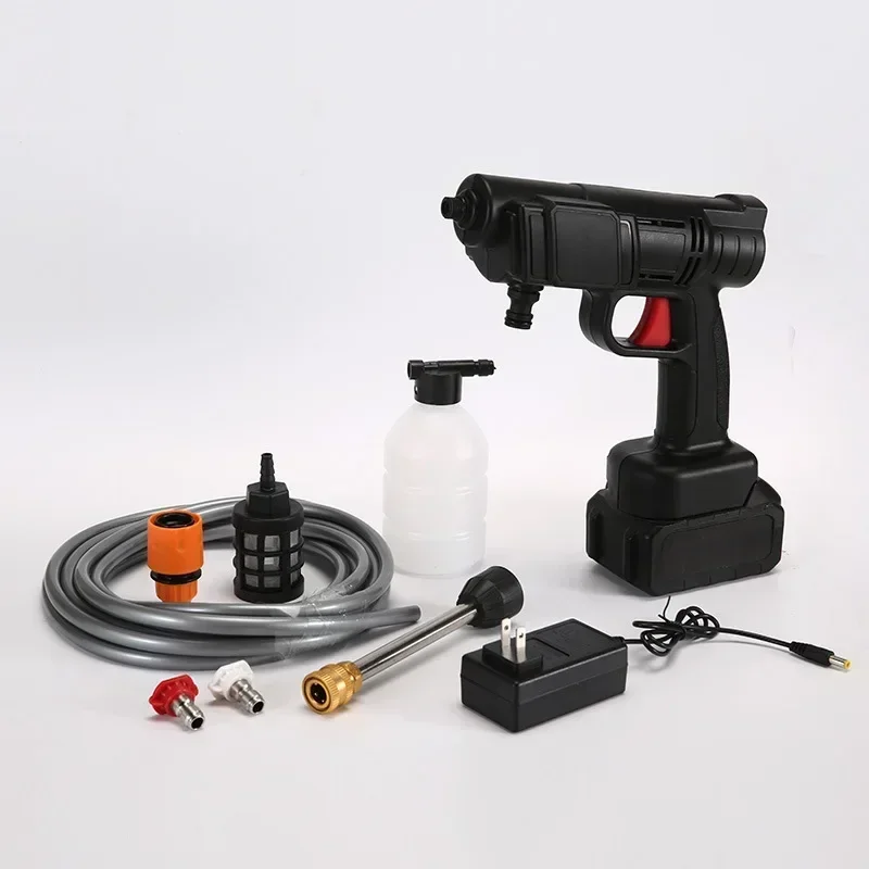 Home Rechargeable Garden Cleaning High-pressure Water Pump Portable Lithium Battery Car Wash Water Gun Wireless Car Wash Machine 2