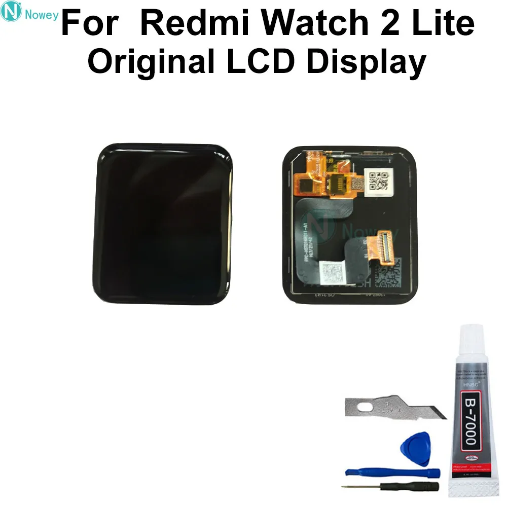 

LCD Display Touch Screen Digitizer Assembly Replacement, Original for Xiaomi Redmi Watch 2 Lite, New