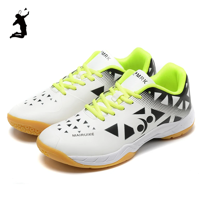 

Youth Trend Sport Badminton Volleyball Sport Shoes Green Red Mens Athletic Table Tennis Shoes Non-slip Boy Tennis Sneakers 521