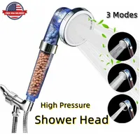 Three Mode Ionic High pressure Shower Head,Healthy Filtration Detachable Design, Save 40% water Shower Head 1