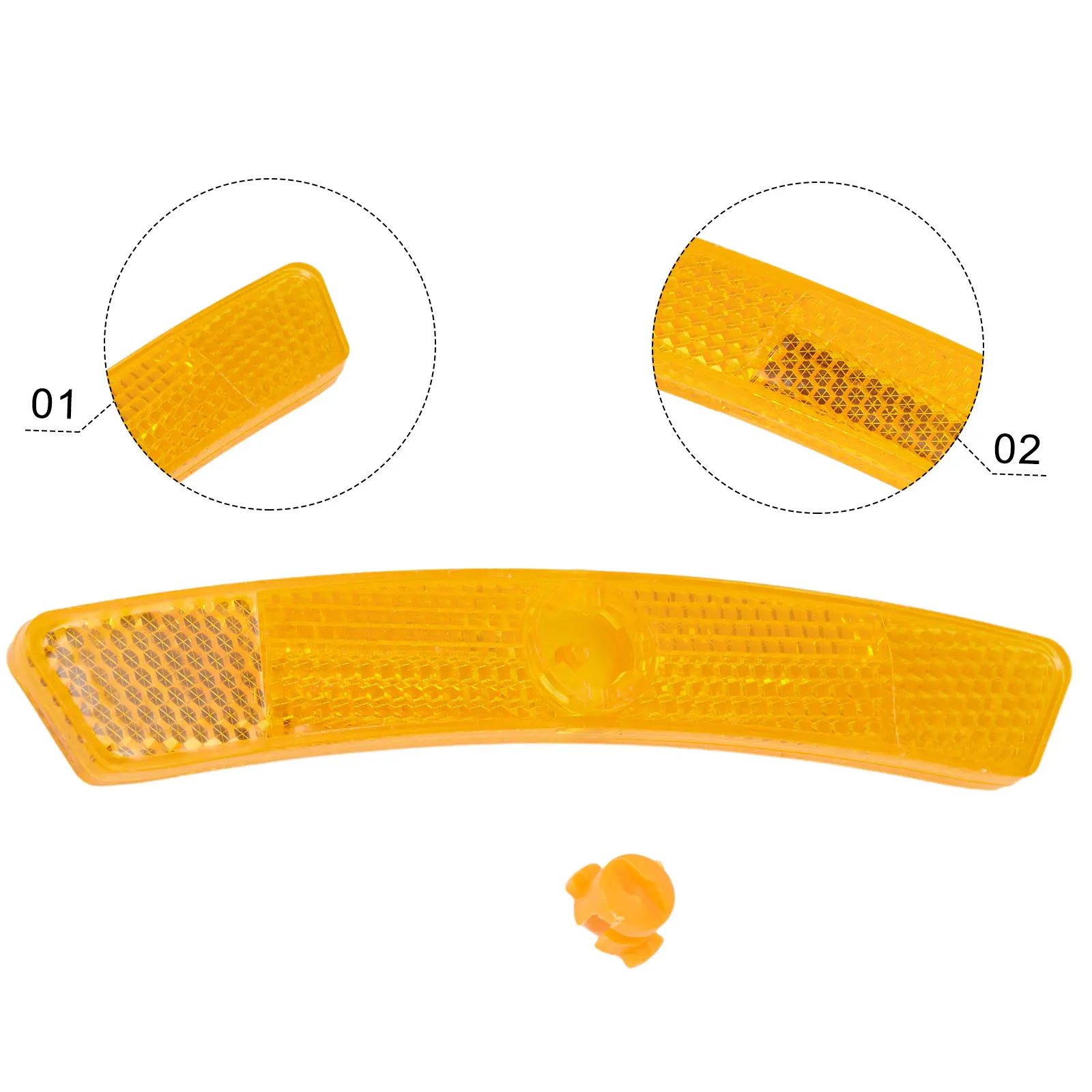 4 Pieces Bicycle Spoke Reflector Mountain Bike Steel Rim Spoke Reflectors Bike Wheel Spokes Reflective Sticker Cycling Parts