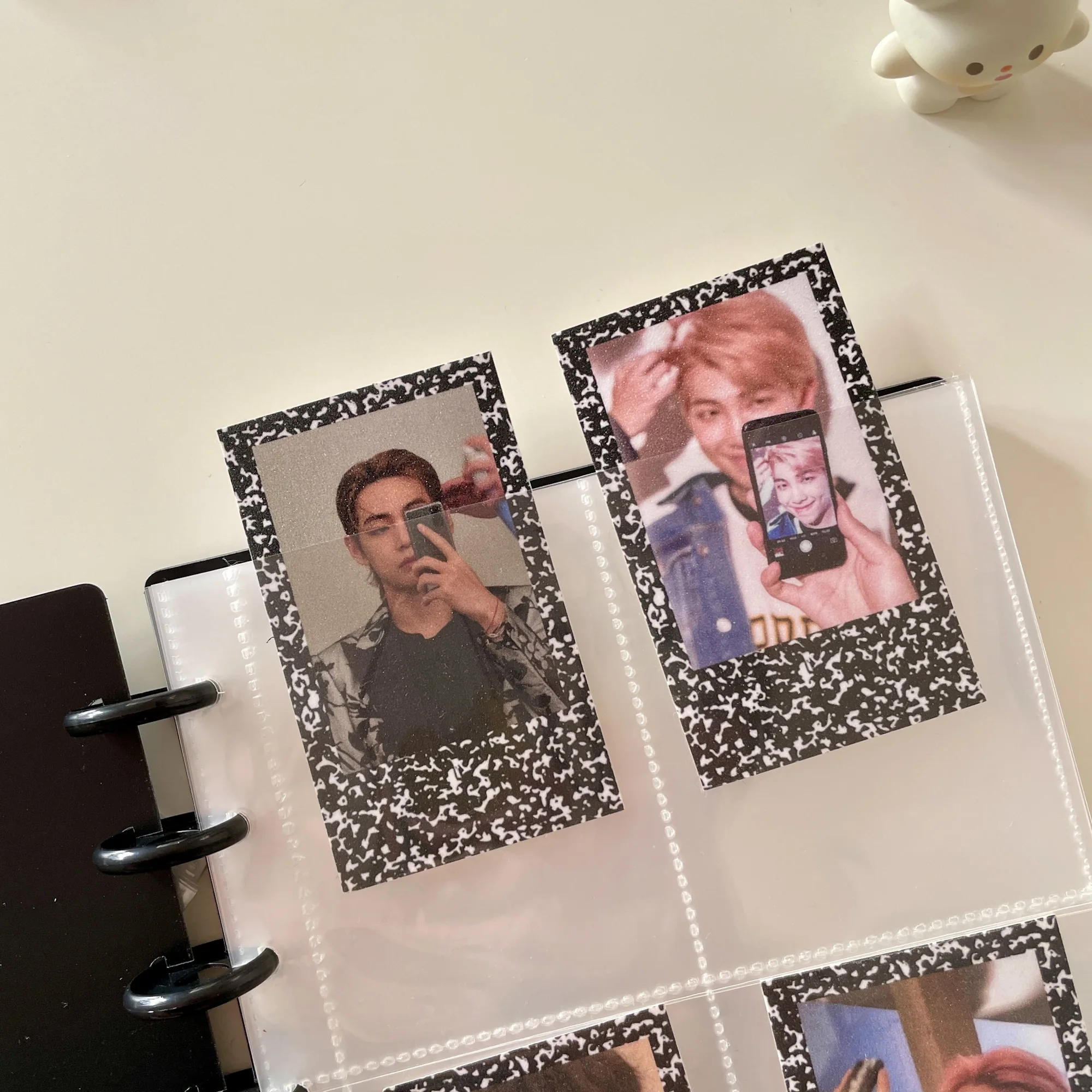 Sharkbang 3 Inch Mushroom Hole Photo Album 20 Sheets PP Bags Ringnote Postcards Collect Book Removable Sleeves School Stationery 5