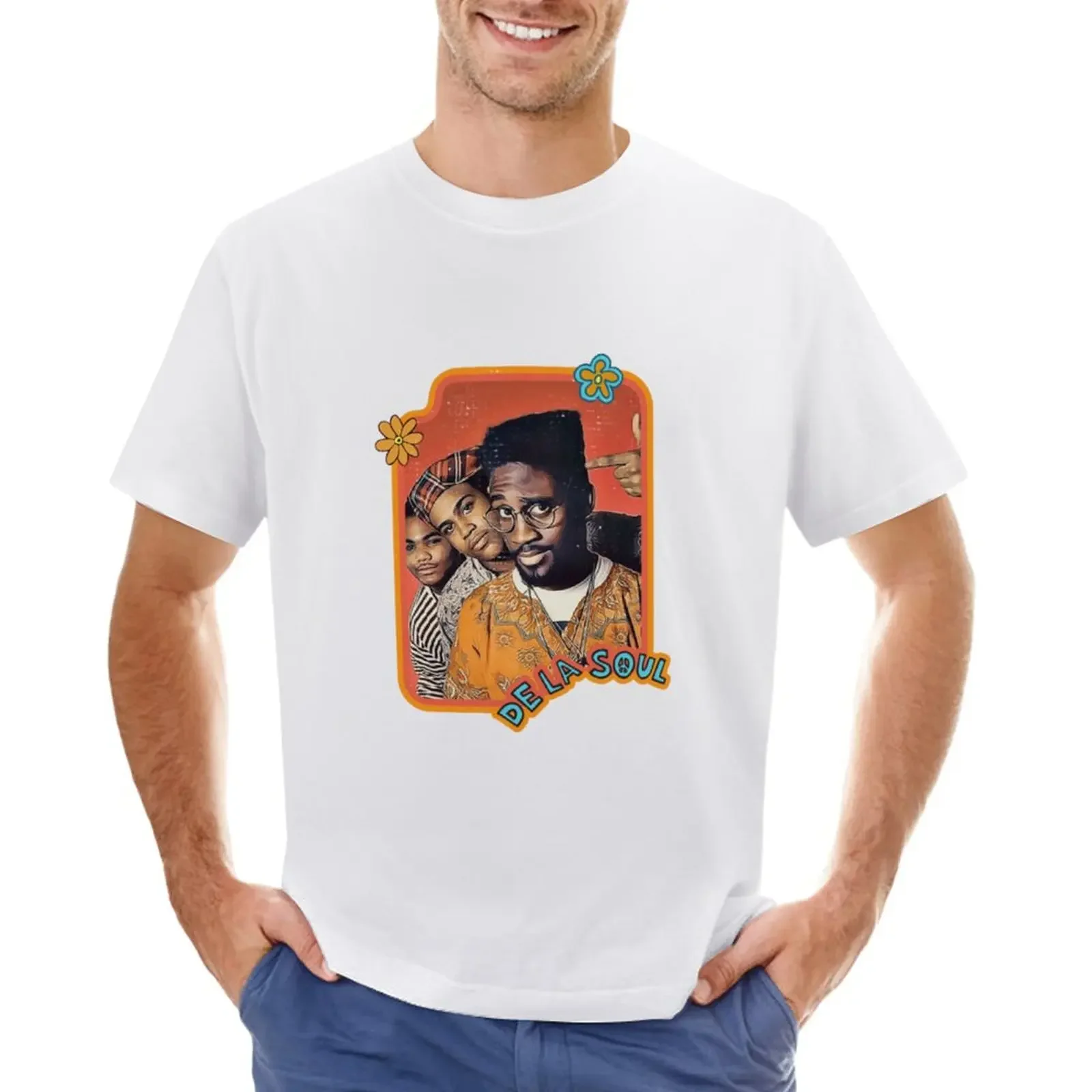 

De La Soul T-Shirt boys animal print plus sizes Men's t shirts