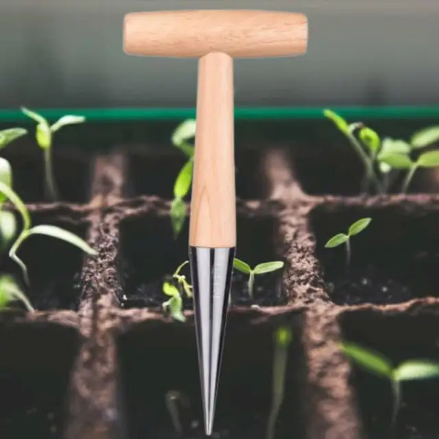 Kényelmes Műtrágya Gyakorlati Mezőgazdasági Eszközök Ültetvényes Háztartási Lyuk Punch Universal Grows Zöldségek Egyszerű Kertészet - Image 2