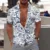 Hawaiian Shirt For Men Vacation Daily Slim Fit Tops Gym Elegant Flower Pattern Leaves Social Casual Fashion Camisa Y2k Clothing 16