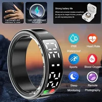 Smart Ring For Men Women Heart Rate Blood Oxygen Monitor Multi 5ATM & IP68 Waterproof Sports Ring Sleep Fitness For Android IOS 1
