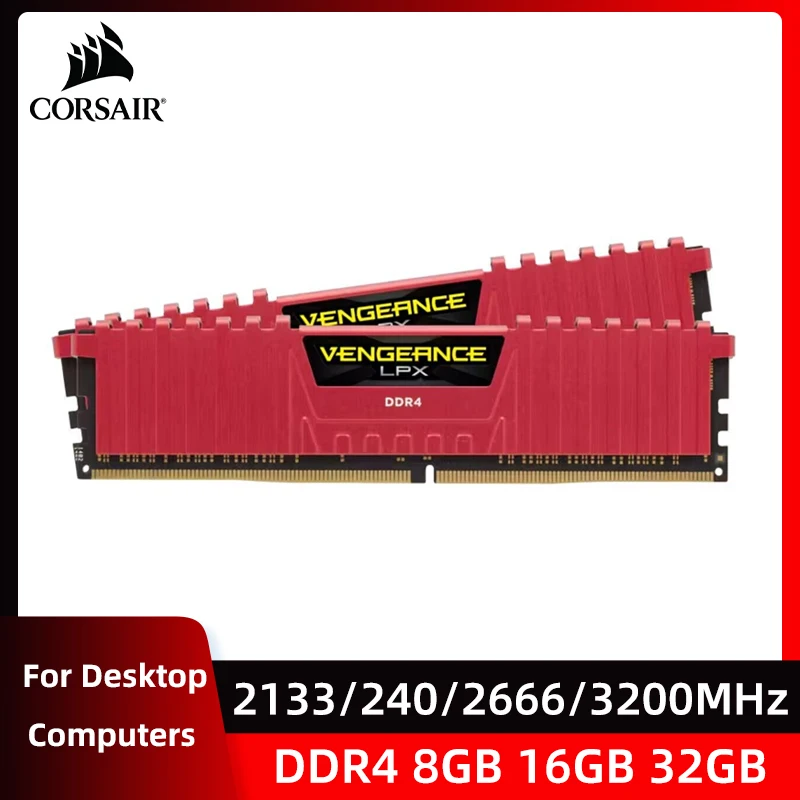 Corsair-vengeance Lpx Ddr4 Desktop Memory Ram Kit 8gb 16gb 3200mhz 2666mhz 2400mhz Ram Dimm £ 21300 19200
