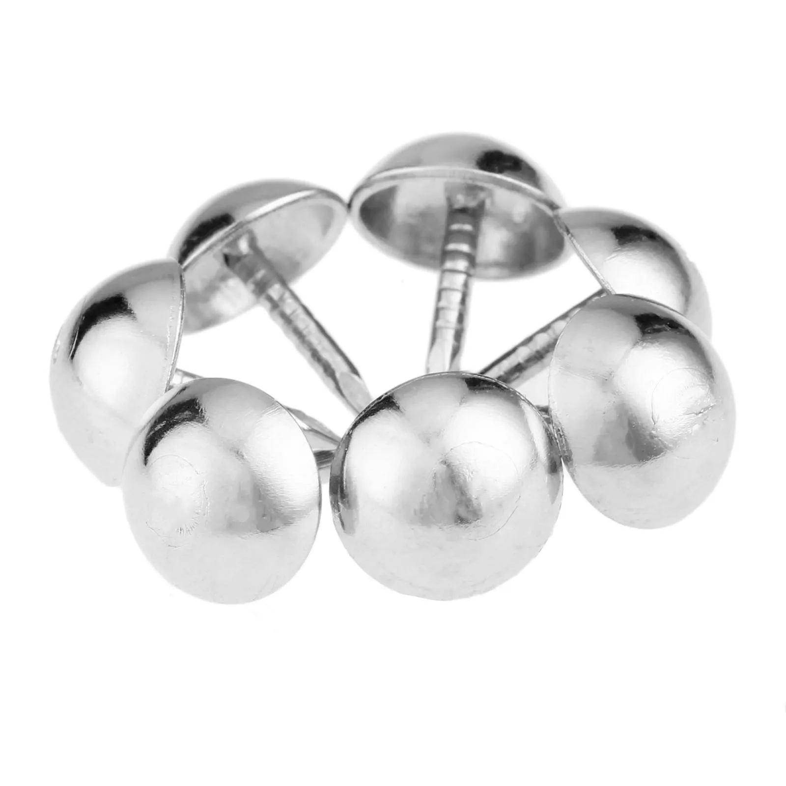 Silver Pushpin Doornail Hardware Upholstery Nail Tachas Jewelry Gift Case Box Sofa Furniture Decorative Tacks 7*10MM 100pcs upholstery nail