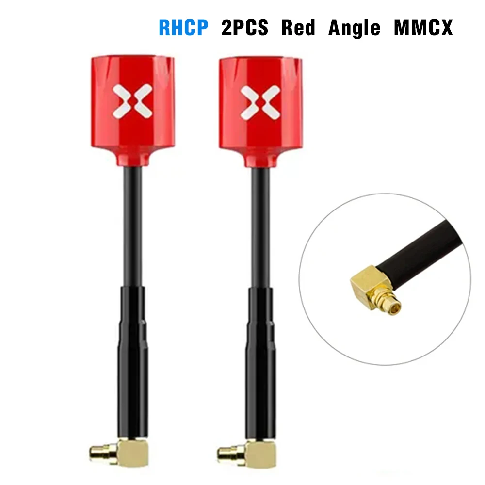 2PCS RHCP Angle Red
