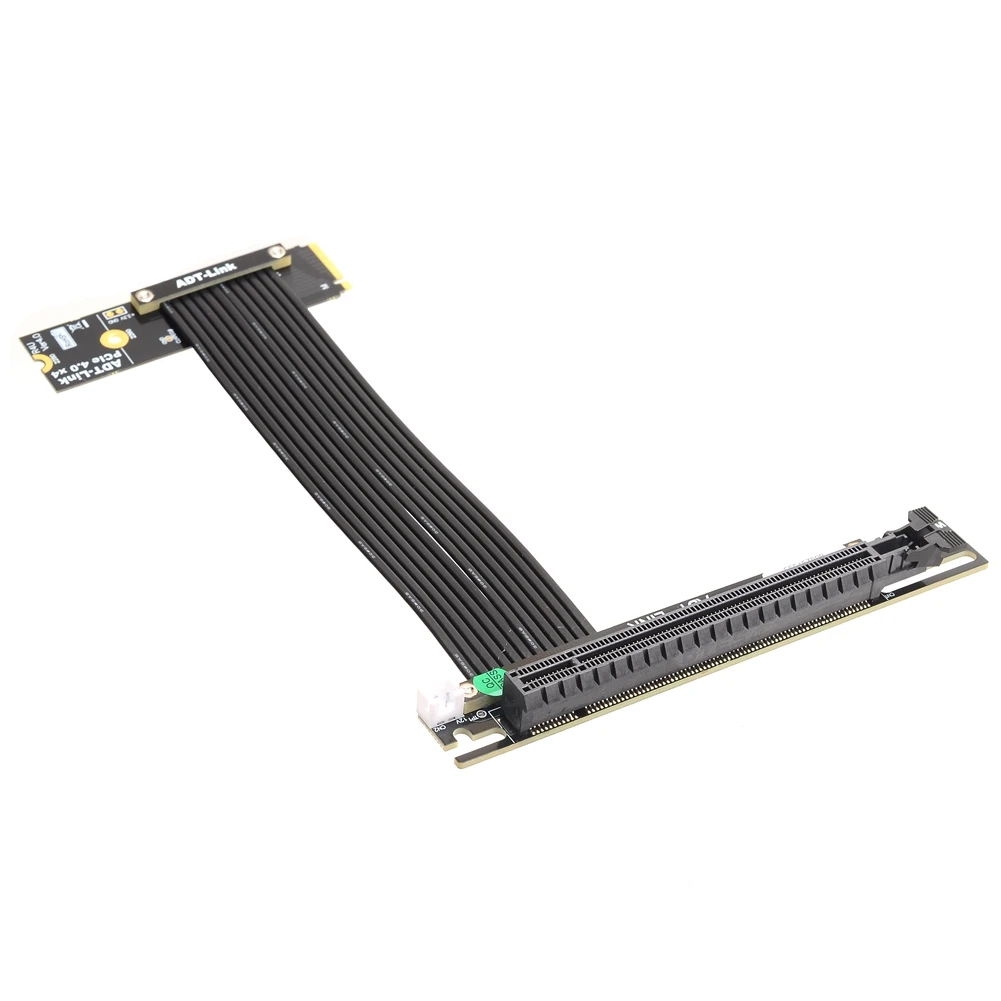 Universal Pci-e 4.0x16 a M.2 Nvme Ssd Cabo de Extensão Gen m2 Chave m Riser Cartão Adaptador Sata Power Gpu Jumper Novo 2023 - Imagem 2