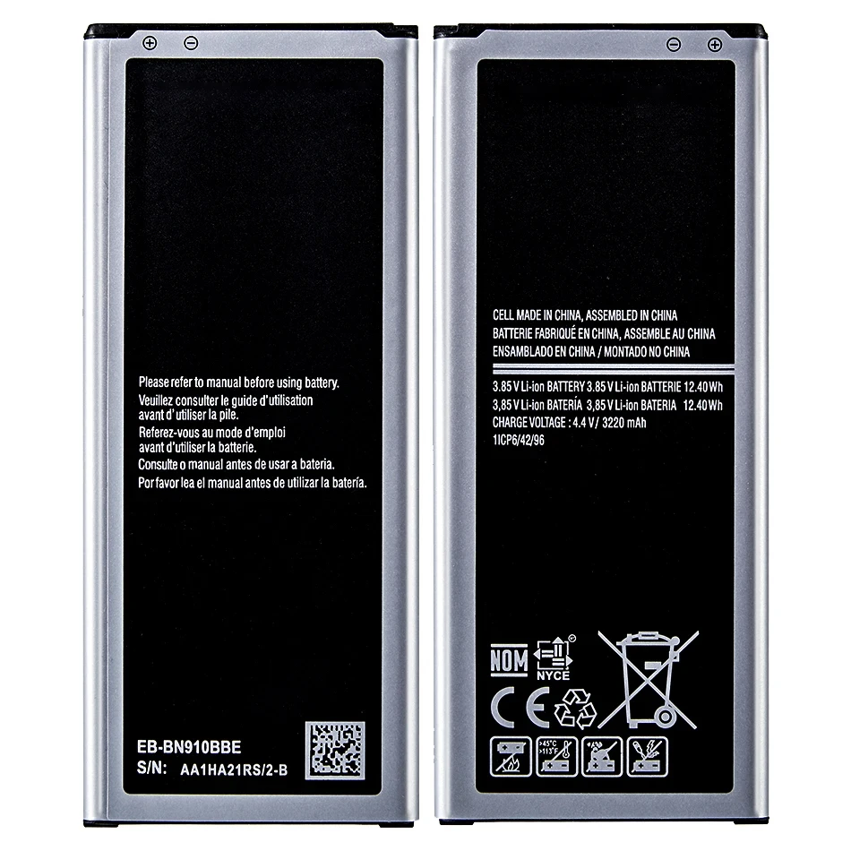 6850Mah Eb-Bn910Bbe Eb-Bn910Bbk Eb-Bn910Bbc Eb-Bn910Bbu Per Samsung Galaxy Note 4 N910A N910U N910F N910H N910V N910C Batterie
