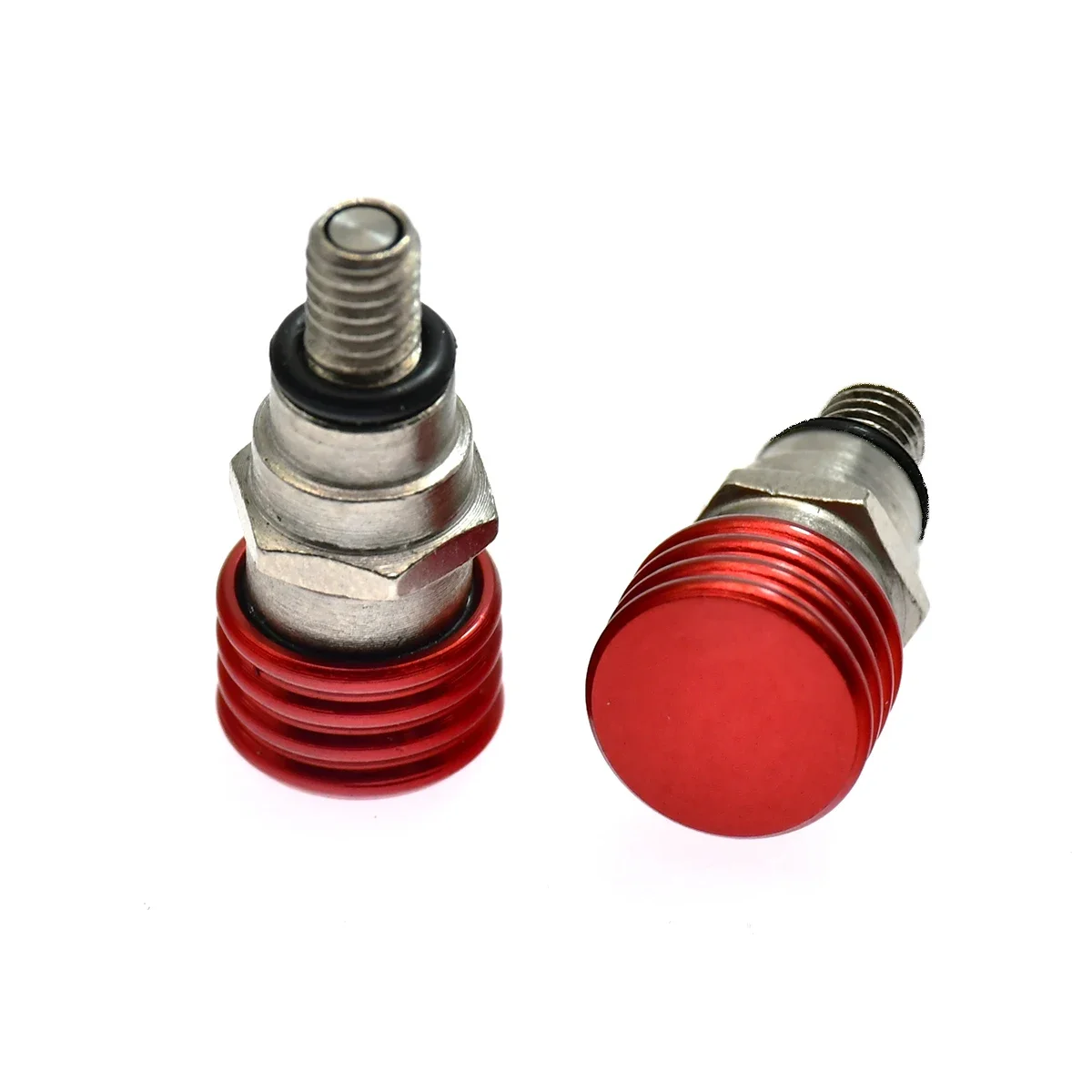 CNC Motorcycle Fork Air Bleeder Valves M4x0.7 For Husqvarna TC FC TE FE 85-501 2014- For KTM SX SXF XC XCF XCW XCFW EXC EXCF