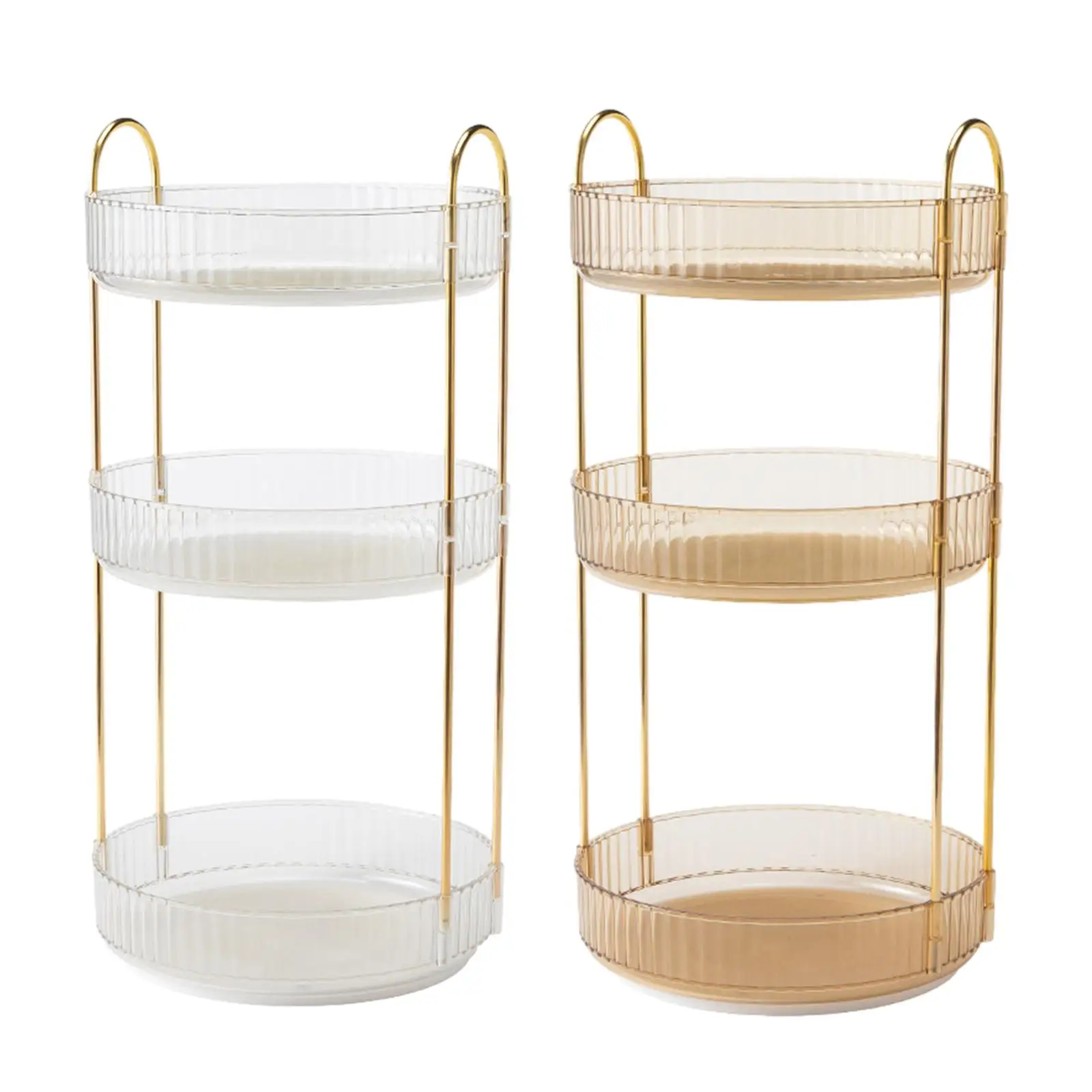

Revolving Organizer Multifunctional Storage Rack Large Capacity Turntable Organizer for Living Room Cupboard Bathroom Pantry