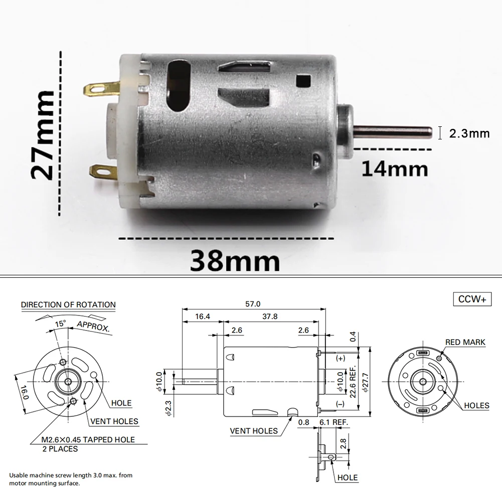 鉄道模型 DC MOTOR RH-3858S 鉄道模型 DC MOTOR RH-3858S DC MOTOR RH-3858S 模型・プラモデル