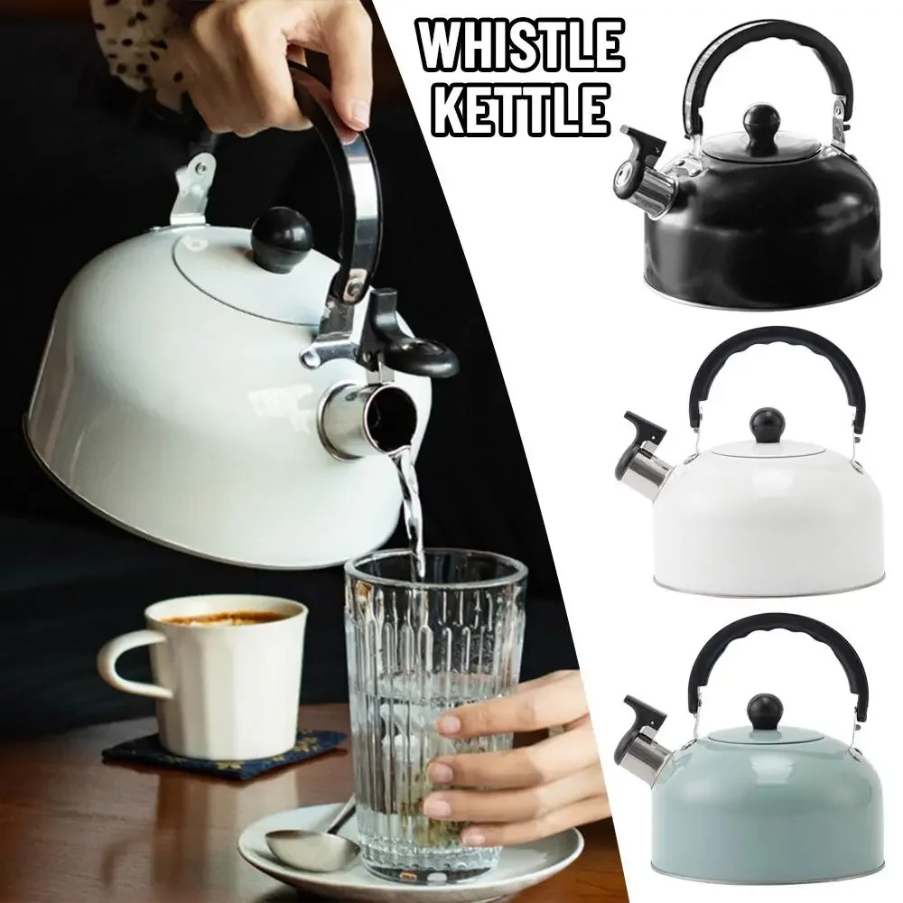 3L Home appliances Electric Stainless Steel tea water Kettle whistling Tea making coffee making Flat bottomed sounding kettle