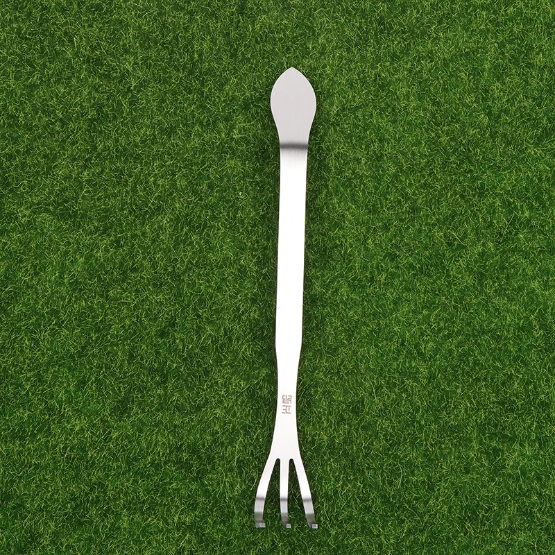 Stainless Steel Dual-purpose Pressure Soil Rake Pine Soil Pressure Soil Garden Gardening Potted Plant Planting Maintenance Tool 5