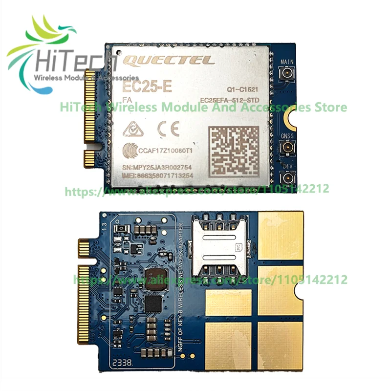 EC25-A EC25-E EC25-J EC25-AU EC25-AUX EC25-EUX EC25-AF Quectel EC25 M.2 LTE Cat 4 모듈(SIM 카드 슬롯 안테나 옵션 포함)