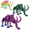 3D printed mammoth bone joint movable decorative ornament handicraft skeleton integrated model 1