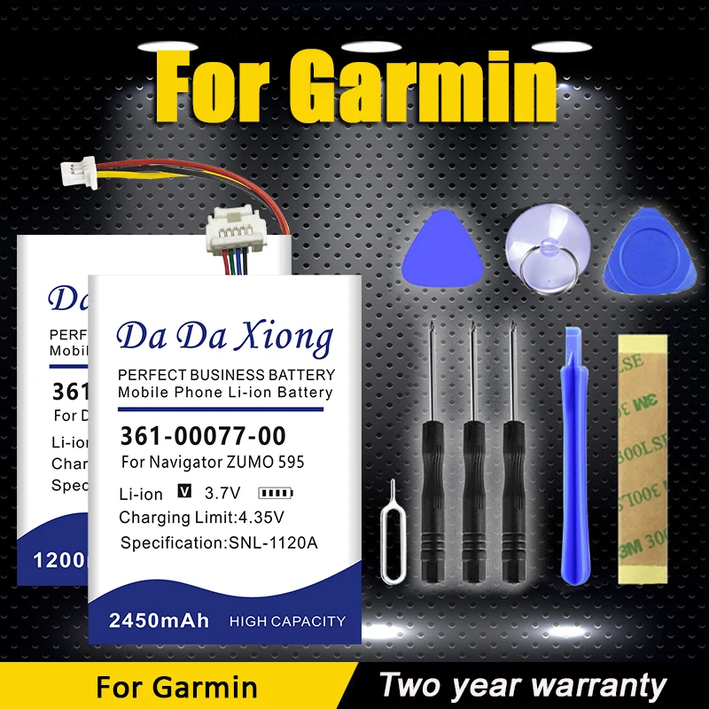 361-00056-08 Vivoactive4 361-00077-00 Batteria Per Garmin Moto Navigator Forerunner Drive Vivoactive Zumo 4 35 60Lm 595 590