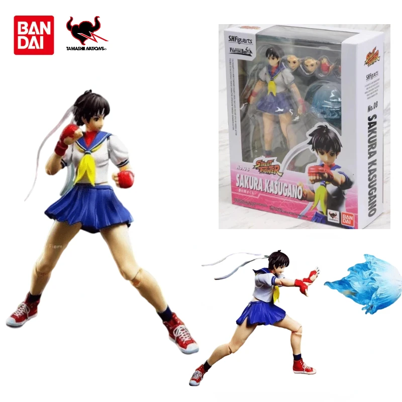 SAKURA In Stock Original BANDAI S.H.Figuarts Street Fighter