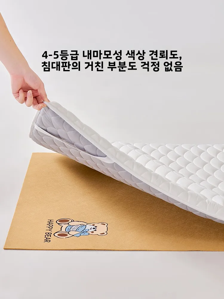 곰팡이 방지 펠트 매트리스 패드 기숙사 싱글 침대 롤러블 방수 보호 매트 학생 침실 크림 스타일 침구 액세서리