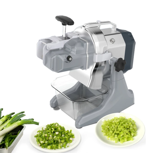 Commercial Vegetable Cutting Machine For Cut Scallion Sauerkraut Pepper Celery  Chopper Multifunction Electric Onion Slicer