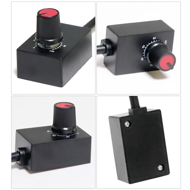 0-10V 1-10 V Led Grow Light Dimmer Gomb Kapcsolófunkcióval Lineáris Passzív Potenciométerrel A Tompítható Energiavezetőhez - Image 3