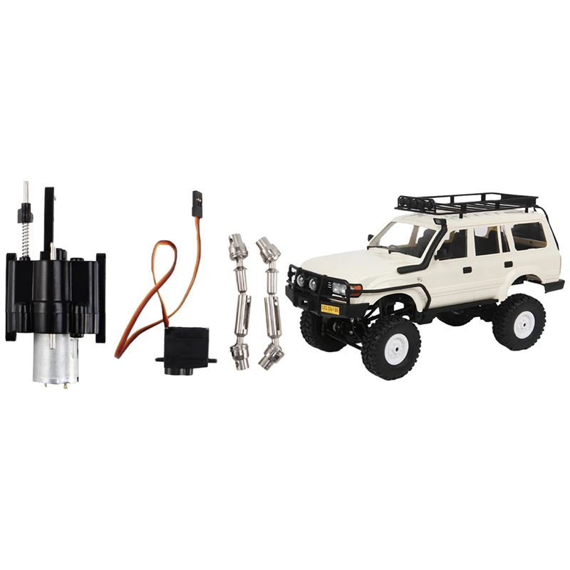 

2 Set RC Car Part: 1 Set Gearbox Accessories Spare Part 2 Speed Transmission Shaft & 1 Set Remote Control Car Kit