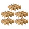 5 Pack Carton Partitions Boxes of Glass Glasses Dish Packing Divider Paper Apartment Moving Kit 1