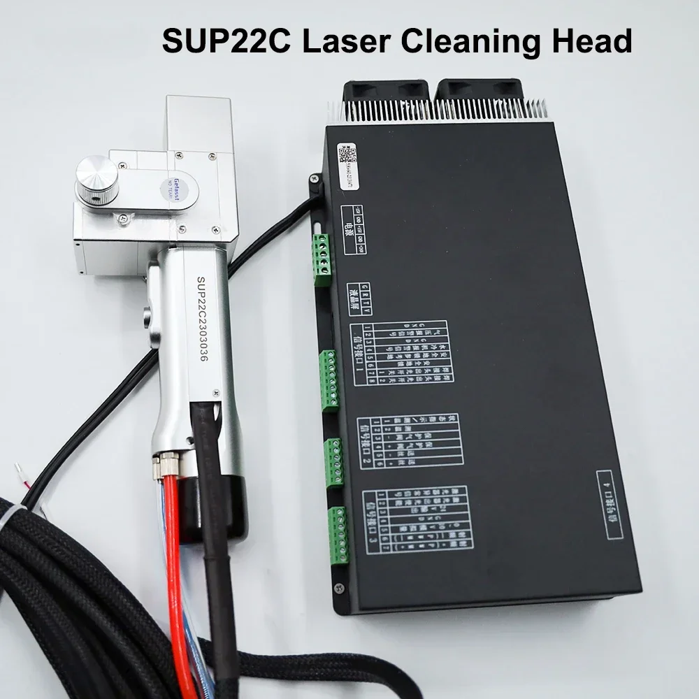 SUP22C Handheld Laser Cleaning Head For CW Laser Cleaning Machine 1000w 1500W 2000w 3000W Metal Surface Treatment 6