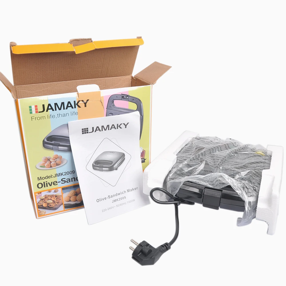 Sokany 샌드위치 기계, 휴대용 논스틱 홈 장비, 토스터기 케이크 팝 메이커, 1000W, 핫 세일