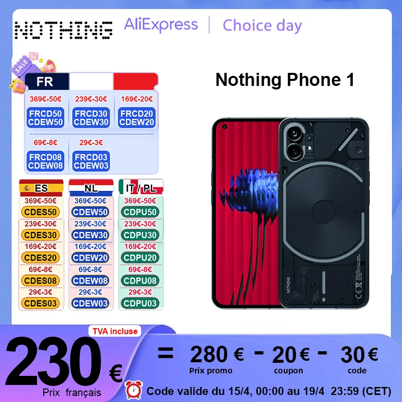 Nothing Phone 1 teléfono inteligente 5G, versión Global, 100% Original, 778 Snapdragon 6,55G + «, pantalla OLED de 120Hz, Sensor Sony IMX766 de 50 MP