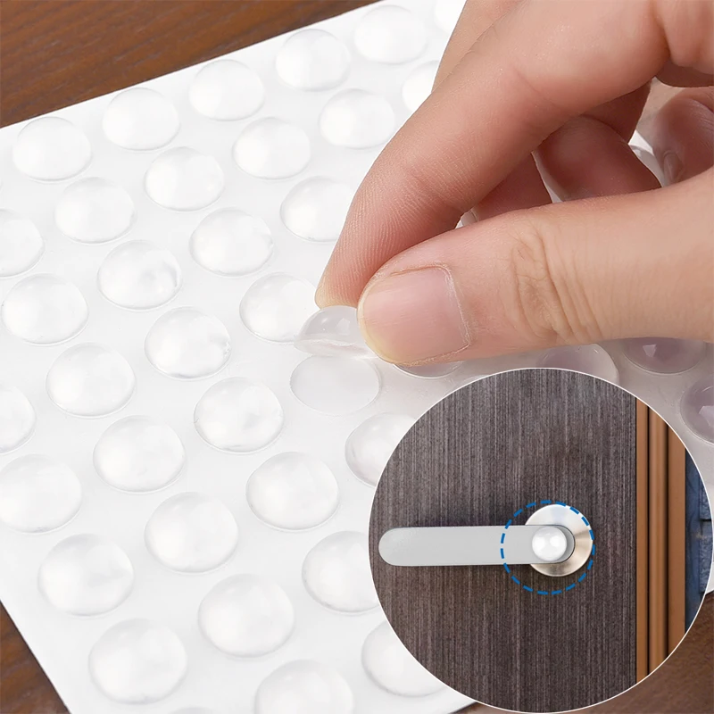 Transparent Silicone Granules Hemispherical Anti-Collision Particles Door Handle Sticker Anti Bump Cushioning Anti Slip Foot Mat silicone furniture pads,silicone door stoppers,silicone anti slip pads,door stickers,silicone door stickers