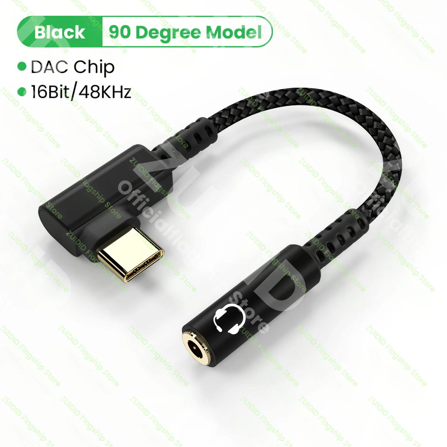 Enhanced USB-C to 3.5mm HiFi Audio Adapter