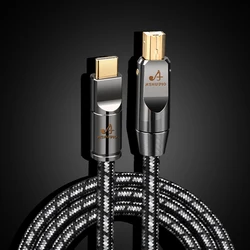 Premium HiFi Audio Connector Cable - Lightning to USB B - 0.75m (B - C)