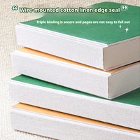 Блокнот для рисования Borrence, 58 листов, ручной блокнот для рисования, 230 г, портативная акварельная бумага, книжка-раскраска, масляная краска, гуашь, блокнот — изображение 6