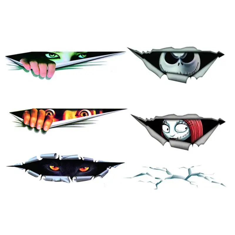 

Creative 3D Peeking Car Sticker Funny Cat Eyes Peeking Car Sticker Waterproof Peeking Mon-ster Car Styling Sticker Window Decal