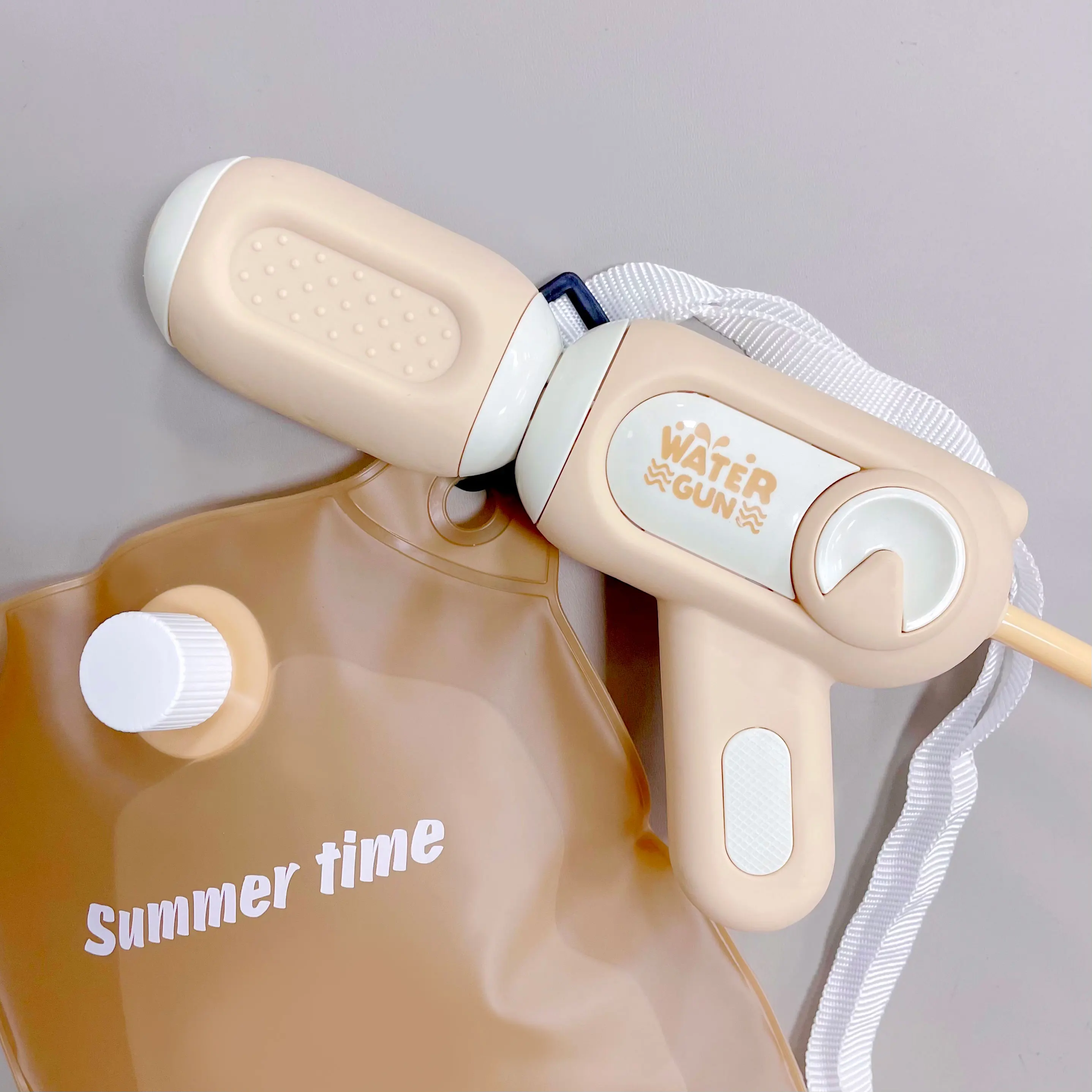 Water Gun Soft Bag with Backpack Summer Games Family Fun Squirt Outdoor Beach Yard Children's Toys for Kids Boys Gifts